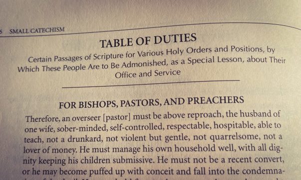 The Table of Duties in Luther’s Small Catechism, Part 1 – Pr. David Petersen, 5/15/25 (1353)