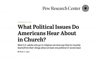 A New Poll on Clergy Addressing Social Issues, Including Abortion – Dr. Michael New, 6/4/26 (1552)